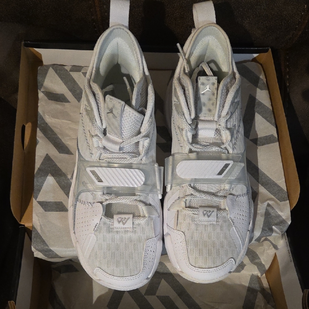 Jordan Textured White Sneakers
